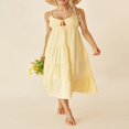 thumbnail image 4 of Solid Spaghetti Strap Midi Cami Dress for Women - Perfect for Parties and Beach, 4 of 9