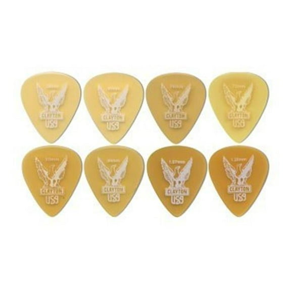Clayton US94 Ultem Tortoise Standard Guitar Picks, 0.94 mm - 48 Pieces