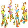 thumbnail image 1 of Infant Crib Bed Stroller Toy Baby Rattles Mobiles Cartoon Animal Hanging Bell Giraffe Bed Hanging Baby Educational Toys heqiyong LED, 1 of 2