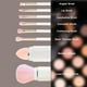 thumbnail image 4 of Los cepillos portátiles del maquillaje, 8 en 1 viaje cepillan el cepillo del polvo flojo, sistemas de cepillo del labio de la base, 4 of 5