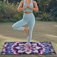 thumbnail image 5 of XYZCANDO Pink Mandala Car Seat Towel Cars Drying Towels & Seats Protectors for Gym Workout Running Swimming Beach and Hiking Non Slip Backing Sweatproof Cushion Protector, 5 of 7