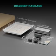 MARS HYDRO TS 1000 LED Grow Light for Indoor Plants, Dimmable Full Spectrum Light Growing Lamps for Seedlings Veg Bloom in 2x2/3x3 Grow Tent Kits