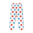 thumbnail image 5 of Balery Red Blue Polka Dots print Men's Pajama Pants,Ultra Lightweight Pjs,Lounge Pant-X-Large, 5 of 9
