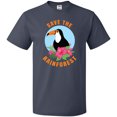 thumbnail image 3 of Inktastic Save the Rainforest Toucan Illustration T-Shirt, 3 of 5