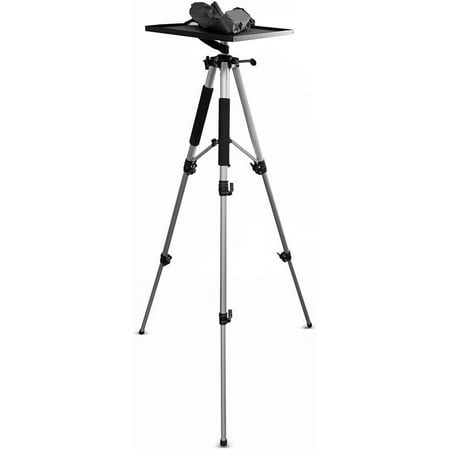 Image of Pyle PRJTPS37 - Video Projector Mount Stand Adjustable Height Swivel/Rotating Plate Tripod Style