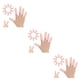 thumbnail image 3 of Vogacara 10Pcs Protector Flexible Women Men Professionals Children Separator Lightweight Painting Students Sleeves Protective Type1, 3 of 5
