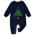 thumbnail image 3 of Shadoumai Matching Family Christmas Pajamas For Couples, Xmas Tree Print Tops Long Sleeve Holiday Sleepwear Sets For Mom Dad Fall Clothes, 3 of 3