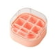 thumbnail image 2 of Mini bandeja de hielo para el hogar | Molde portátil para hacer hielo de 9 celdas | Fácil de liberar con solo presionar un segundo | Plástico apto para uso alimentario | Ideal para viajes |, 2 of 6
