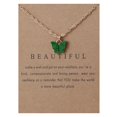 thumbnail image 3 of Collier Papillon Doux Collier Chaîne de Clavicule en Acrylique Couleur, 3 of 9