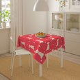 thumbnail image 4 of Wukai Labrador Retriever Dog Waterproof Tablecloth for Kitchen Dining, Fits Square Tables for 2-4 Seats -54"x54", 4 of 7