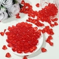 thumbnail image 6 of Efavormart 250 Pcs Red Acrylic Heart Diamond Gems Vase Fillers, Translucent Valentine's Day Ornaments Table Scatters, 6 of 11