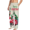 thumbnail image 6 of Logiee Merry Christmas 1 Print Pajama Pants for Men,Men’s Pajama Bottoms,Mens PJ Pants with Pockets & Button Fly-3X-Large, 6 of 6