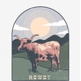 thumbnail image 5 of Western Howdy Cow Adult White Crew Neck Long Sleee Tee-Medium, 5 of 6