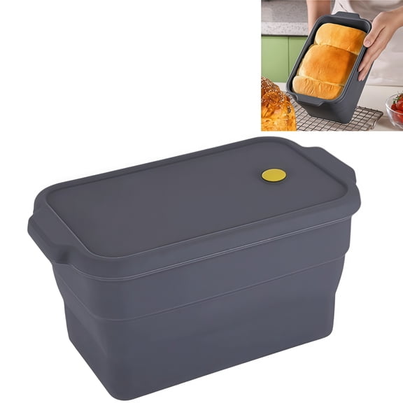 Thickened Silicone Foldable Rectangular Bread Loaf Mould for Baking
