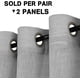 thumbnail image 2 of Cortinas de lino, paneles de cortina de mezcla de lino natural para sala de estar/cortinas transparentes de lino que reducen la luz, 84 pulgadas de largo, 2 paneles, juego de paneles de ventana con ojales de níquel, NaturalDove52 pulgadas de ancho x 96 pulgadas de largo, 2 of 5