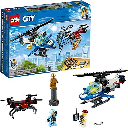 Kit de construcción LEGO City Sky Police Drone Chase 60207