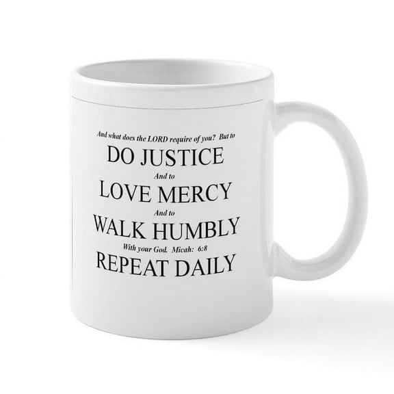 CafePress - REEDOJUSTICE Mugs - 11 oz Ceramic Mug - Novelty Coffee Tea Cup