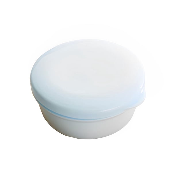 Injueey Caja de almacenamiento redonda para de esponja, para el hogar, Hotel, dormitorio, baño, limpieza de inodoro, soporte organizador de Juegos de accesorios de baño Azul Injueey HA080560-03