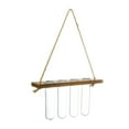 thumbnail image 2 of GUOOL Clear Hanging Vase Flower Plant Terrarium Glass Home Hydroponic Test Tube 1 1 Layer 4 Tube, 2 of 9