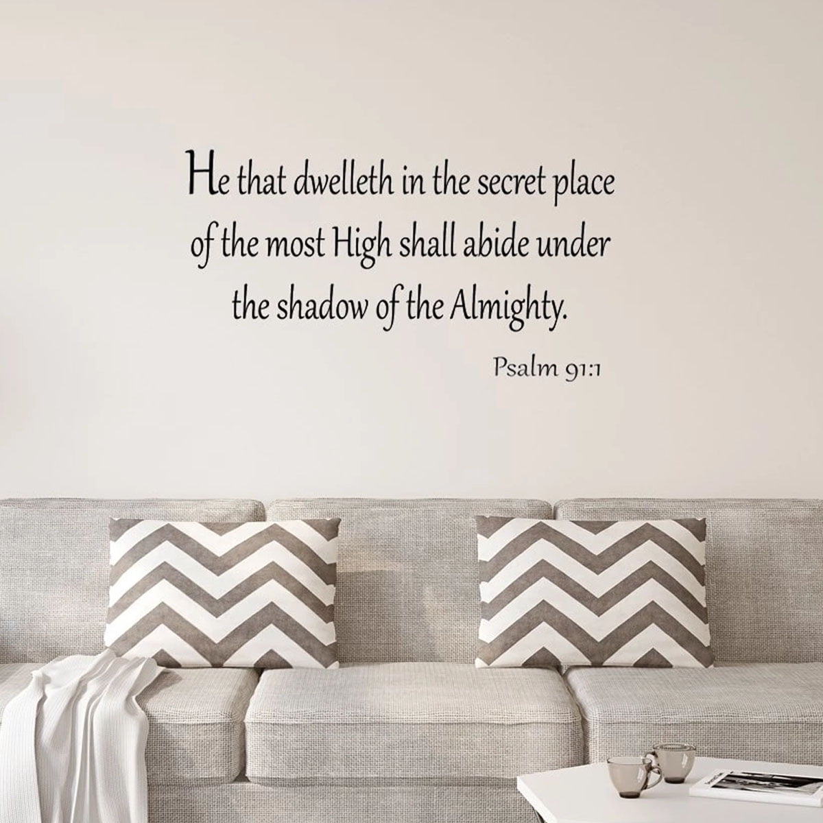 Design with Vinyl RAD 1236 1to You Oh Lord I Lift Up My Soul Psalm ; Bible Quote Vinyl Wall Decal 12 x 18 Black