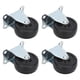 thumbnail image 4 of Ruedas Giratorias, Ruedas De Goma De Acero Inoxidable De 2 Pulgadas Con Rodamientos Para Sillas Para Muebles Para Mesa De Café, 4 of 8