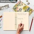 thumbnail image 4 of FORMRS 1-Subject Spiral Notebook 8" x 5" College Ruled 60 Refillable Sheet A5 Hard Cover, Pink Floral Wave, 4 of 7
