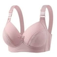 thumbnail image 2 of YHAJDS Women's Seamless Comfortable Daily Bra， Seamless Bra For Women Wireless Low Back Invisible Under Clothes, 2 of 5