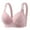 #1_Pink, variant on Women's Wireless Push Up Bra - Anti Sagging Full Coverage Bralette, Seamless Comfort Lift & Support, No Underwire Super Gather Everyday Bra, Soft Breathable Lace Underwear for Plus Size