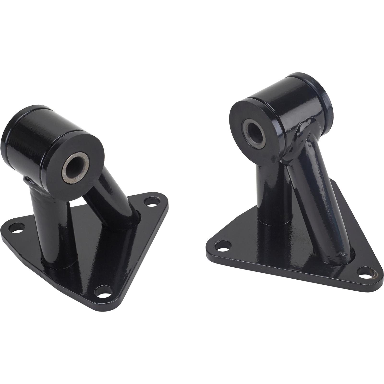 SBC/BBC Chevy V8 Engine Weld-In Motor Mount Kit, Black