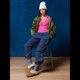 thumbnail image 5 of Camisetas Henley de Larga para Mujer, -Otoño 2025, de Punto Acanalado con Botones, Corte Entallado, Blusas Básicas Informales. Rosa Roja S, 5 of 7