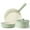 5 Pcs Green, variant on Carote 5 Pcs Pots and Pans Nonstick, Cookware Set with Detachable Handles, Oven Safe, Induction Ready, Stackable Kitchen Cooking Set, Navy Blue