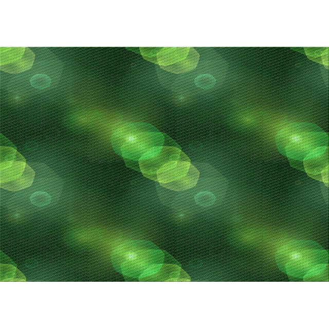 Ahgly Company Machine Washable Indoor Rectangle Transitional Deep Emerald Green Area Rugs, 5' x 8'