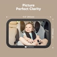 thumbnail image 4 of Espejo de seguridad para asiento de coche de bebé, amplio espejo de coche inastillable para asiento, 4 of 9
