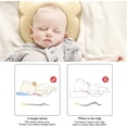 thumbnail image 3 of Almohada de espuma para bebés con memoria, evita que la cabeza quede plana, 3 of 6