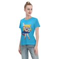 thumbnail image 4 of T-Shirt Basique à Manches Courtes pour Femmes Édition Sailor Moon Q Tsukiha, 4 of 6