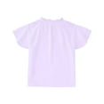 thumbnail image 4 of Big Kid Shirts For Teen Kids Girls Fly Sleeve Solid Ruffles T Shirt Child Casual V Neck Trendy Tops 4t Camisole Youth Girls Shirt Girl Clothes 18 Months to 24 Months Heart Girl 13-14 Years Purple, 4 of 4