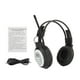 thumbnail image 2 of Auriculares portátiles con broadcast FM, orejeras, auriculares inalámbricos con pilas, receptor de broadcast FM para caminar, trotar, libre, 2 of 9