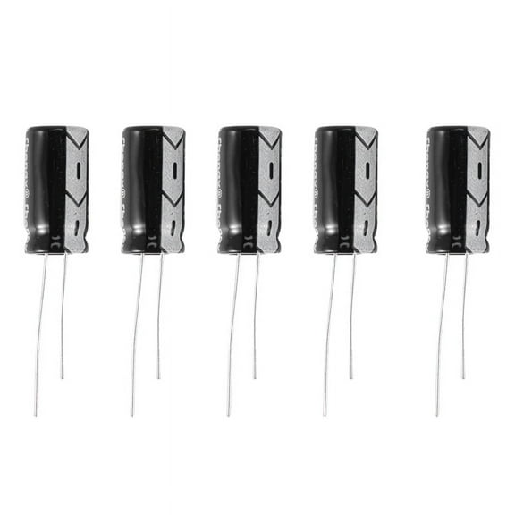 5 x 25V 1000UF 105℃ Radial Electrolytic Capacitor 10x20mm