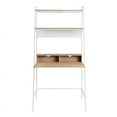 thumbnail image 2 of 36" Metal & Wood Ladder Desk - White and Coastal Oak, 2 of 8