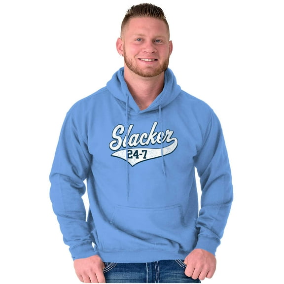 Slacker 247 Couch Potato Lazy Funny Unisex Plus Fleece Graphic Hoodie Brisco Brands 2X