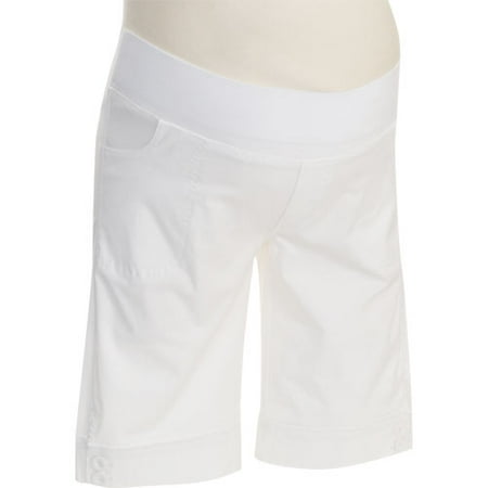 Maternity Demi-Panel Banded Shorts