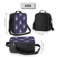 thumbnail image 2 of Lsque Lavender Flowers Lunch Bag Lunch Box for Women Men Reusable Insulated Lunch Tote Bag,Leakproof Thermal Cooler Sack Food Handbags Case High Capacity, 2 of 9