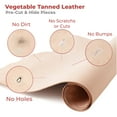 thumbnail image 4 of ELW Leather Blank Belt - 9-10 oz. 3.4-4mm Thickness - Size 6"x72" 15.24x182cm Cowhide Vegetable Tanned - Full Grain Strip, Strap - Ideal for DIY Belts - for Tooling, Crafting & Stamping, 4 of 9