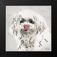thumbnail image 2 of OnRei 15x15 Black Modern Framed Museum Art Print Titled - Wet Nose, 2 of 5