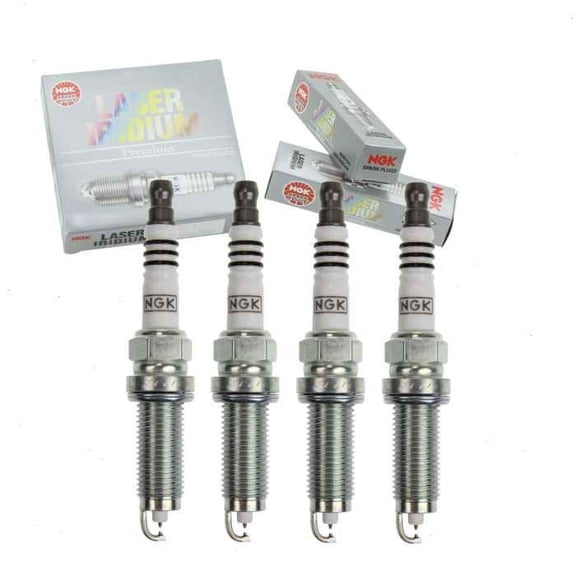 Pack of 4 NGK Laser Iridium Spark Plug Replacement For Nissan Rogue Altima 2.5 2.5L L4 2013 2014 2015 2016 2017 2018 2019 2020 13 14 15 16 17 18 19 20