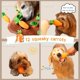 thumbnail image 2 of iFur Juguetes de rompecabezas para perros, juguete para perros con parche de zanahoria, tapete para Snuffle de 13 x 13 pulgadas con 12 zanahorias de felpa chirriantes, juguetes interactivos para, 2 of 7