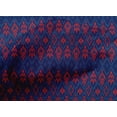 thumbnail image 4 of oneOone Cotton Poplin Fabric Geometric Ikat Print Sewing Fabric BTY 56 Inch Wide, 4 of 4