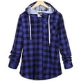 thumbnail image 1 of Cardigan à Capuche à Manches Longues Décontracté pour Femmes Automne Printemps avec Poche, 1 of 2