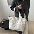 thumbnail image 5 of Horivan Corduroy Tote Bag for Women Large Capacity Zippered Pocket Durable Shoulder Bag Casual Commuter Storage Bag Stylish Everyday Carry All, 5 of 6