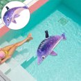 thumbnail image 2 of KAKOWELY 2 piezas de juguetes flotantes de tiburón, flotador inflable de piscina de tiburón, decoraciones flotantes de tiburón inflables, 2 of 5